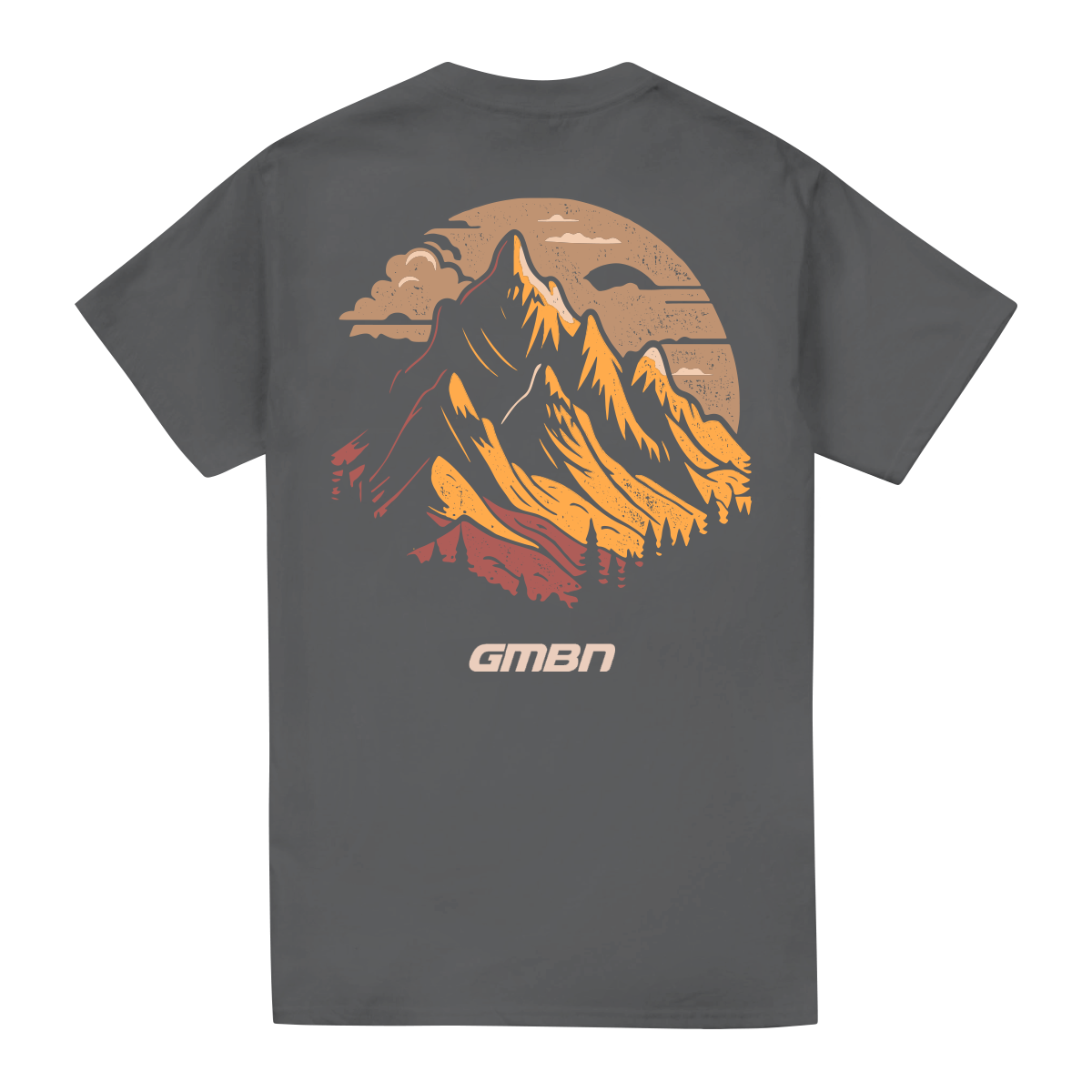 GMBN Sunset Ridge Grey T Shirt Official GMBN Shop