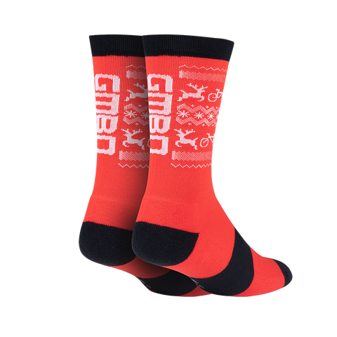 GMBN Christmas Socks - Red