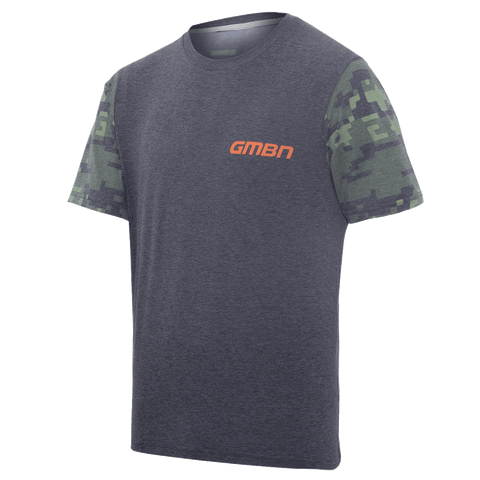 GMBN Traverse Tech T-Shirt Short Sleeve - Camo Green & Orange