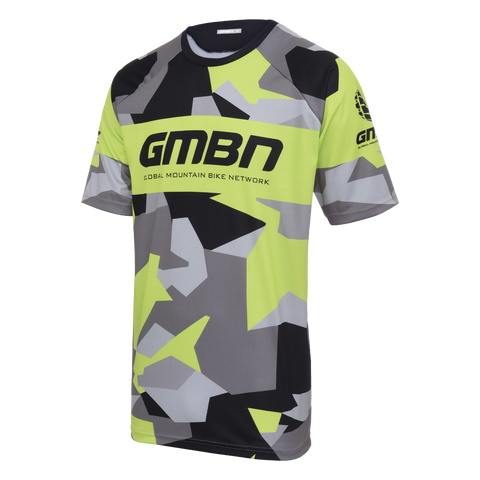 GMBN Archive Camo Jersey Short Sleeve - Green & Grey