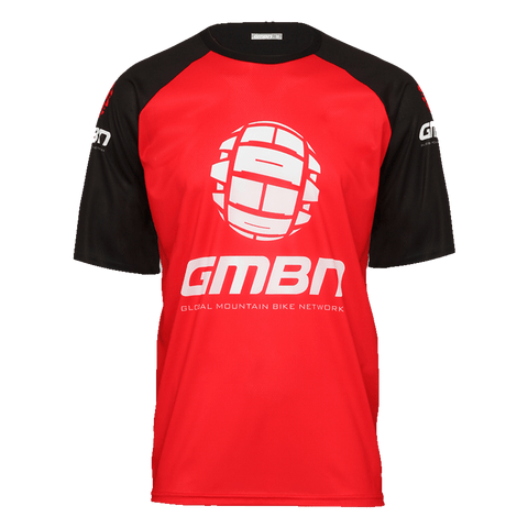 GMBN Park Jersey Short Sleeve - Red & Black