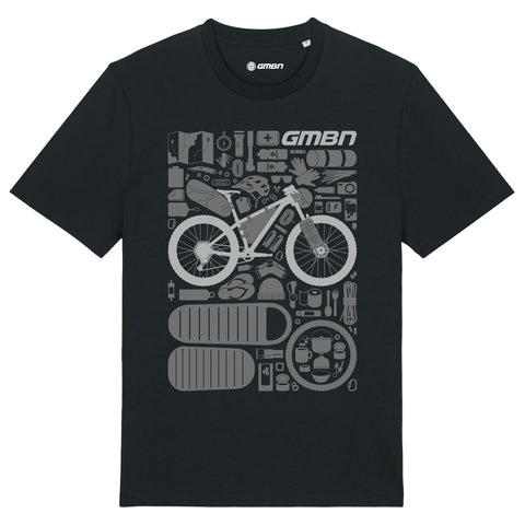mountainbike t shirt GMBN Bikepacking Components T-Shirt