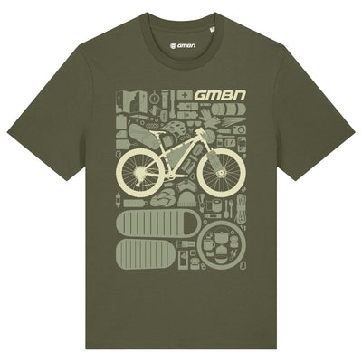 mountainbike tshirt GMBN Bikepacking Components T-Shirt