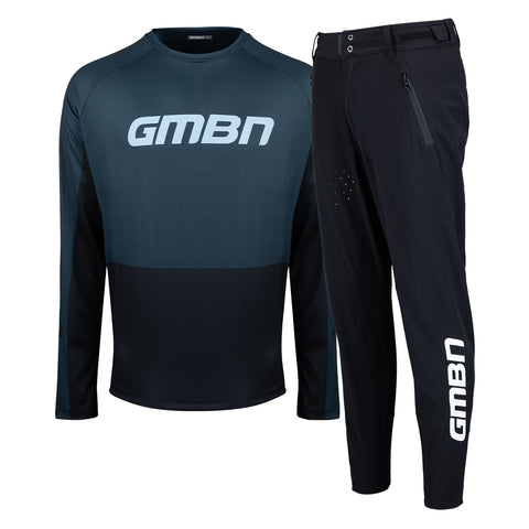 GMBN Long Sleeve Jersey & Riding Trouser Bundle