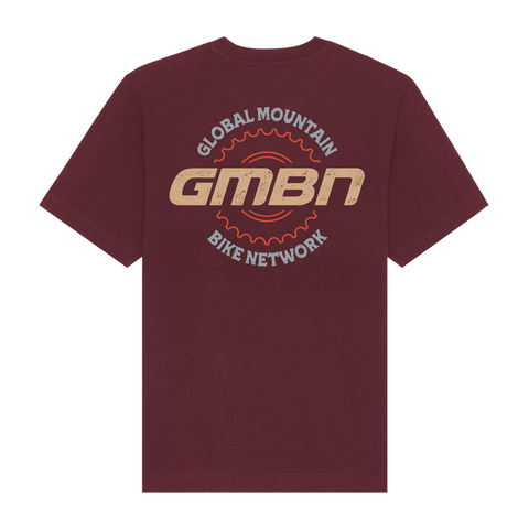 GMBN Emblem Oversized T-Shirt - Burgundy