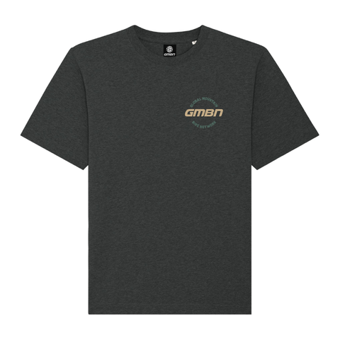 GMBN Emblem Oversized T-Shirt - Dark Heather Grey