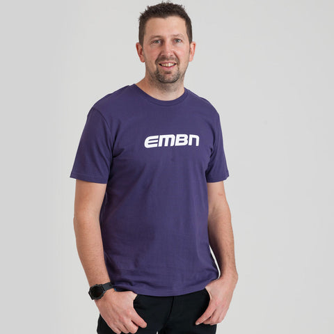 EMBN Word Logo T-Shirt - Plum