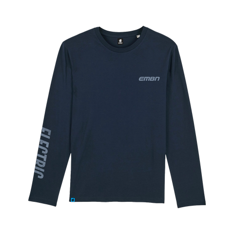 EMBN Label Navy Long Sleeve T-Shirt