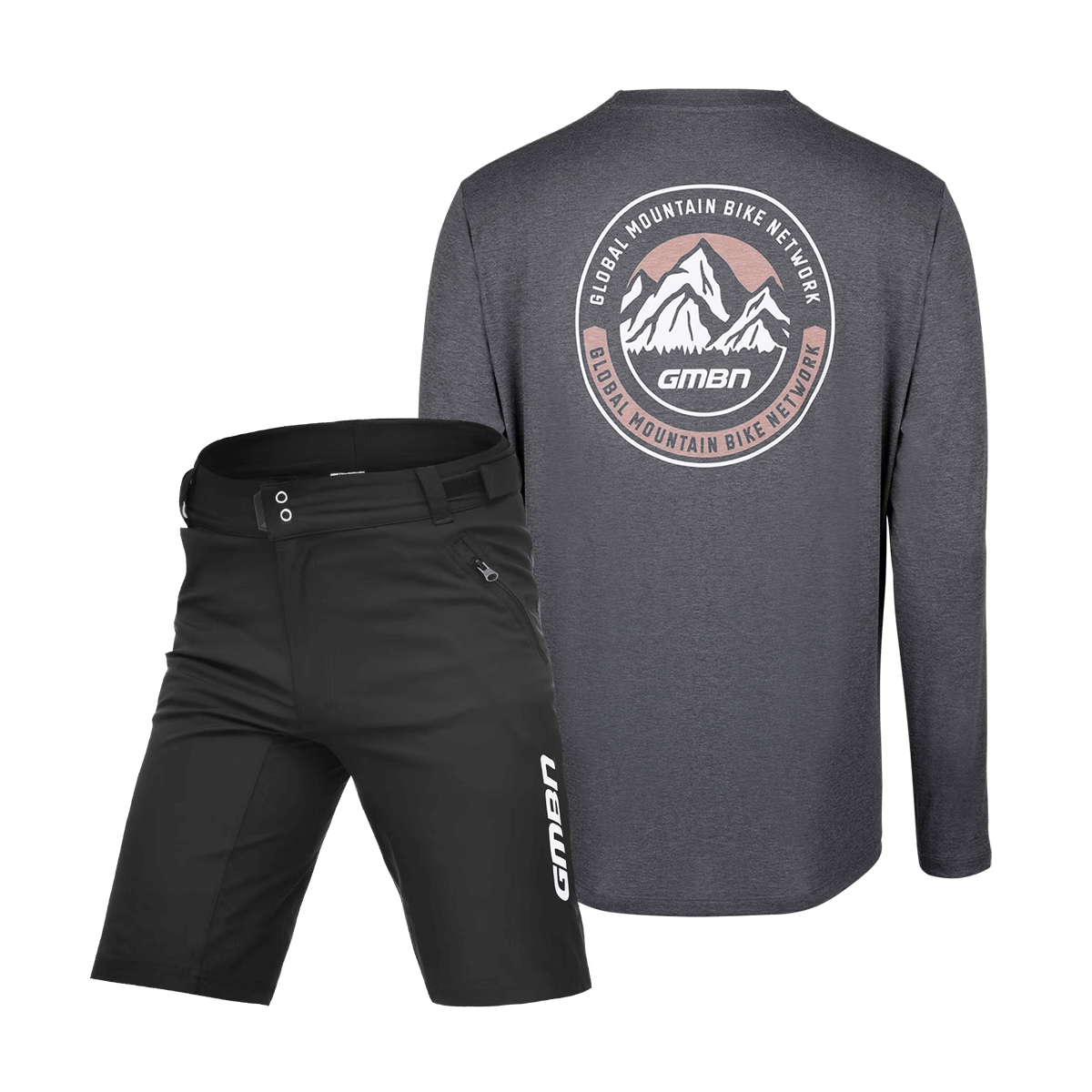 Paquete de camiseta GMBN Rockies Tech y pantalones cortos de MTB 