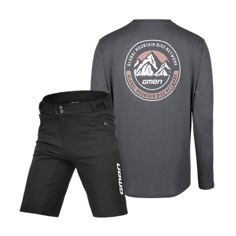 T-shirt GMBN Rockies Tech e pantaloncini MTB Bundle 