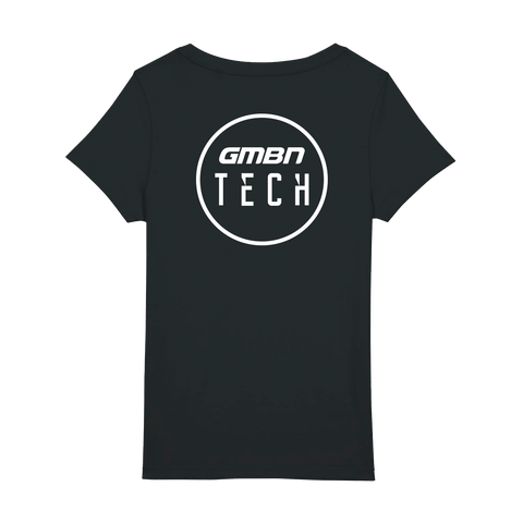 T-shirt Tech Channel da donna GMBN - nera 