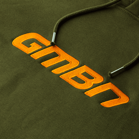 GMBN Embroidered Label Hoodie - Khaki