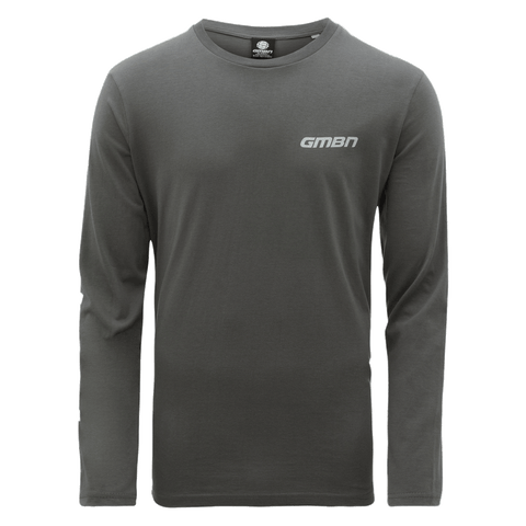 GMBN Label Long Sleeve T-Shirt - Charcoal