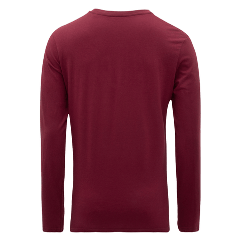 GMBN Label Long Sleeve T-Shirt - Maroon