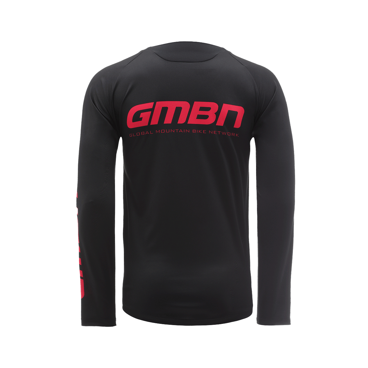 GMBN Descent Jersey Long Sleeve Navy Red Global Mountain Bike Network