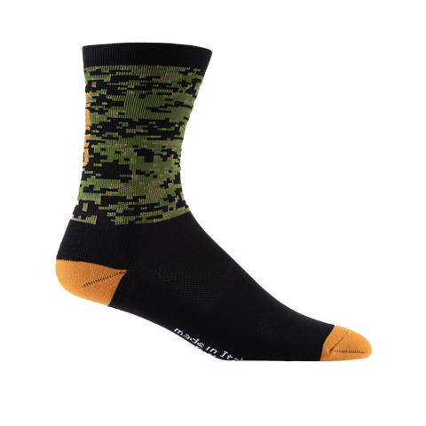 GMBN Camo Socks - Green & Orange