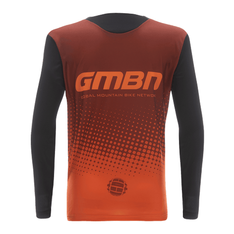 GMBN Kids Descent Jersey Long Sleeve - Gradient Orange