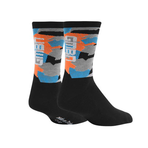 GMBN Camo Socks - Blue & Orange