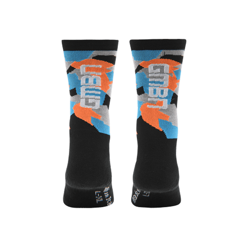 GMBN Camo Socks - Blue & Orange