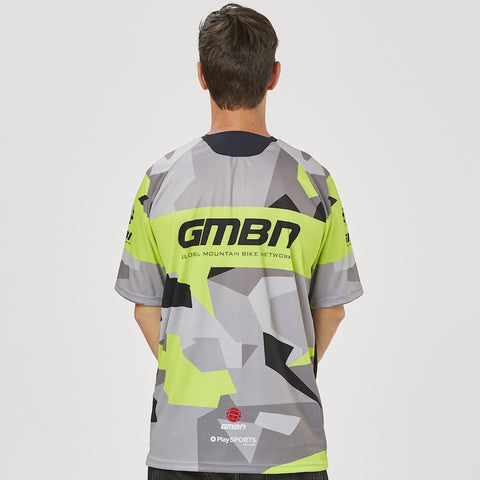 GMBN Archive Camo Jersey Short Sleeve - Green & Grey