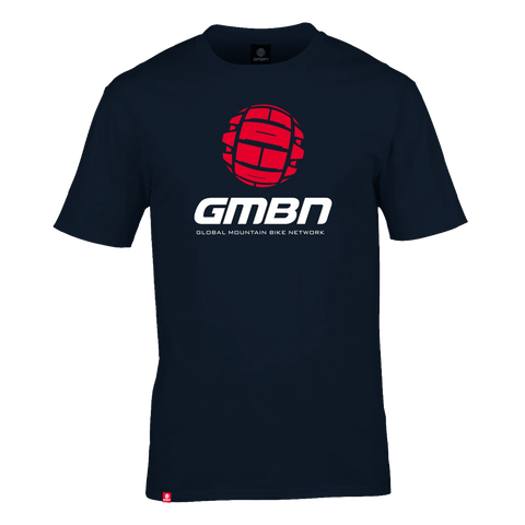 GMBN Classic T-Shirt - Navy Blue & Red
