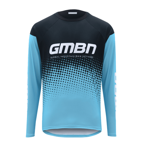 GMBN Descent Jersey Long Sleeve - Gradient Blue