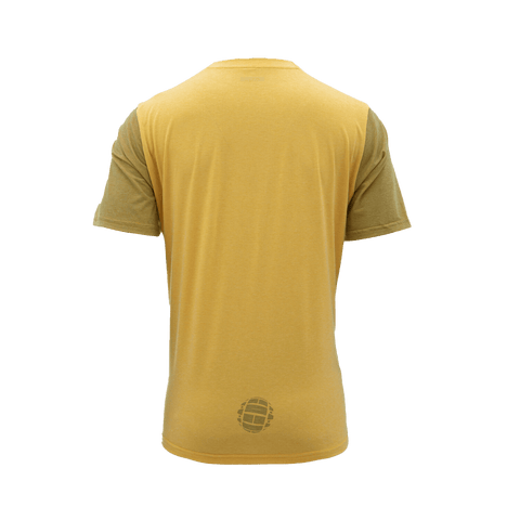 T-shirt manica corta GMBN Traverse Tech - gialla