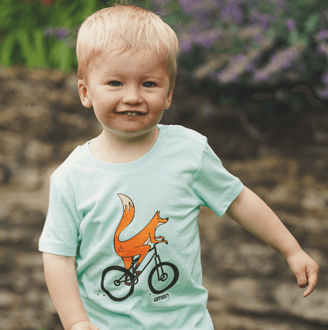 GMBN Maglietta per bambini con volpe
