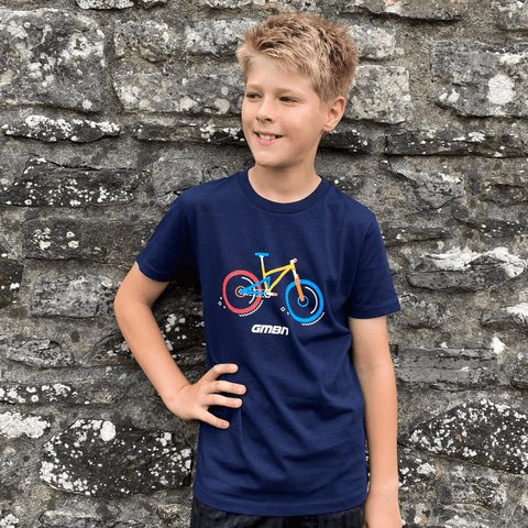 Camiseta de bicicleta para niños GMBN