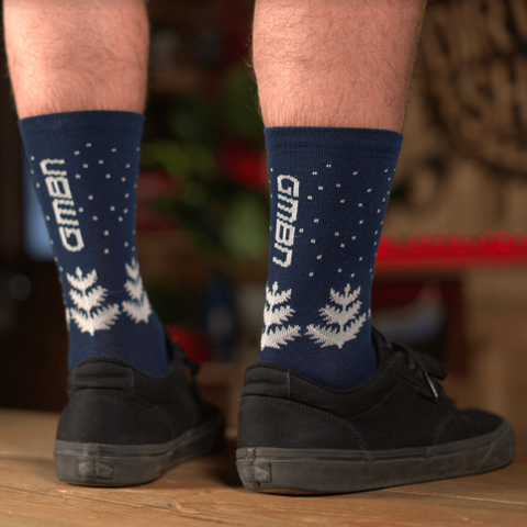 GMBN Christmas Socks - Navy