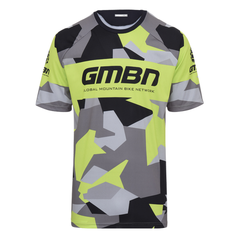 GMBN Archive Camo Jersey manga corta - verde y gris