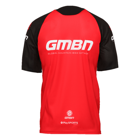 GMBN Park Jersey Short Sleeve - Red & Black