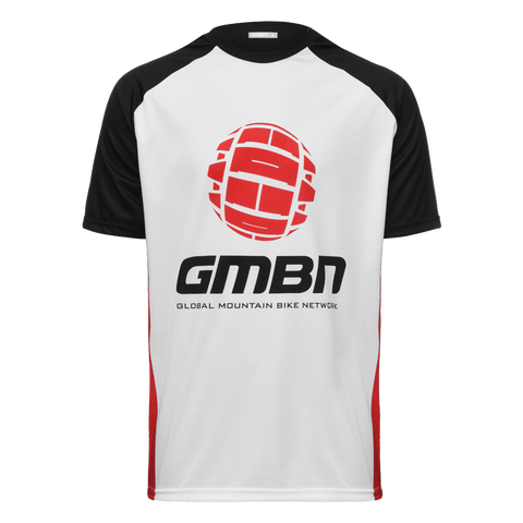 GMBN Park Jersey Short Sleeve - White & Black