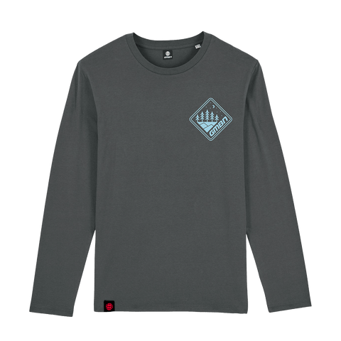 GMBN Nightfall Long Sleeve T-Shirt - Charcoal