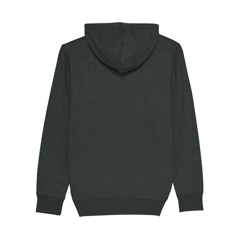 Felpa con cappuccio e zip GMBN Label - grigia